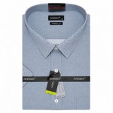  NM elasztikus extra r.u ing - Kék aprómintás Extra méret